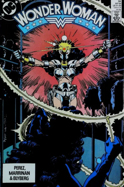WONDER WOMAN (1987) #34 - DC Comics - lecubeacomics.com Couverture de WONDER WOMAN (1987) #34 - par Chris Marrinan - lecubeacomics.com
