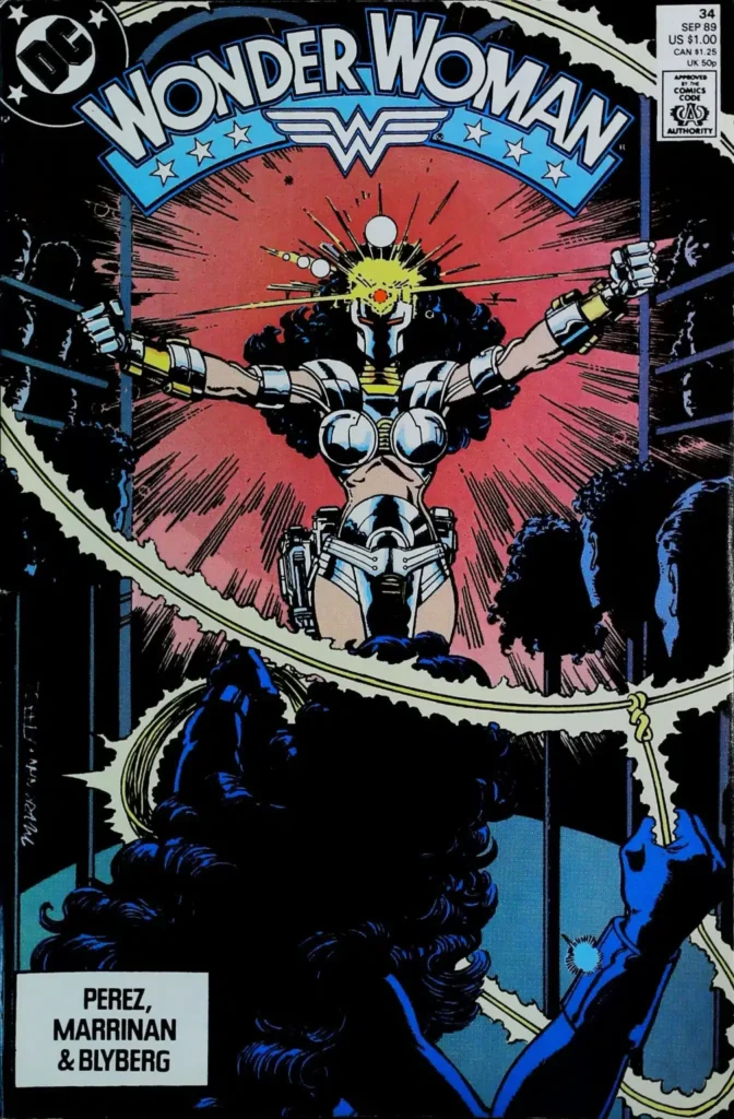 Wonder Woman #34, vue de l'exemplaire