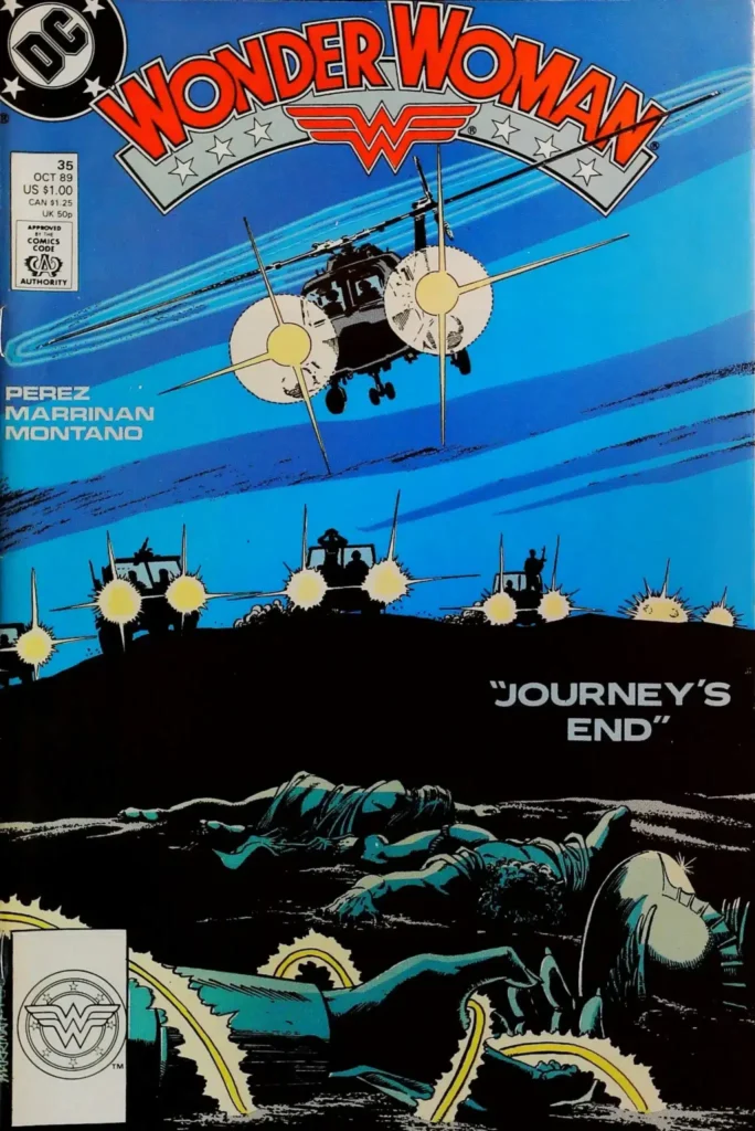 Wonder Woman #35, vue de l'exemplaire