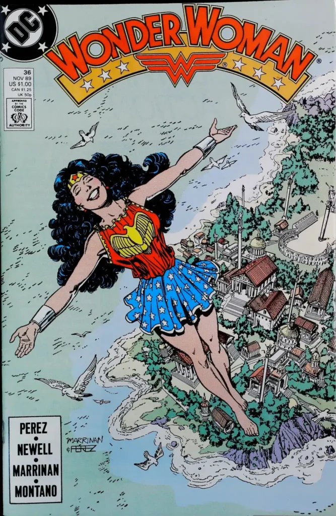 Wonder Woman #36, vue de l'exemplaire