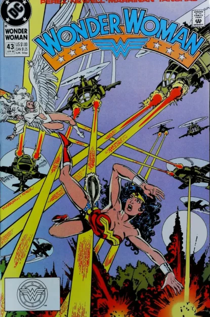 WONDER WOMAN (1987) #43 - DC Comics - lecubeacomics.com Couverture de WONDER WOMAN (1987) #43 - par Chris Marrinan - lecubeacomics.com