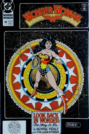 Couverture de WONDER WOMAN (1987) #49 - par George Perez - lecubeacomics.com