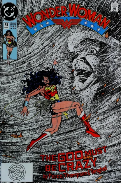 WONDER WOMAN (1987) #51 - DC Comics - lecubeacomics.com Couverture de WONDER WOMAN (1987) #51 - par George Perez - lecubeacomics.com
