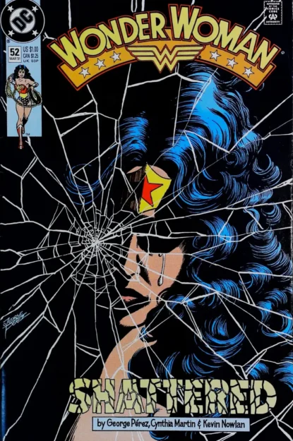 Couverture de WONDER WOMAN (1987) #52 - par George Perez - lecubeacomics.com