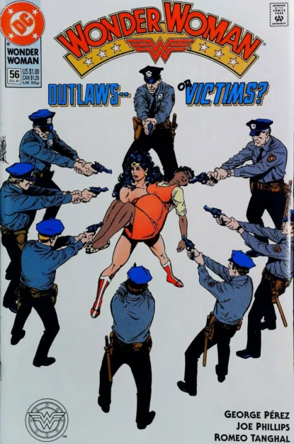WONDER WOMAN (1987) #56 - DC Comics - lecubeacomics.com Couverture de WONDER WOMAN (1987) #56 - par George Perez - lecubeacomics.com