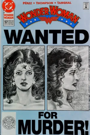 Couverture de WONDER WOMAN (1987) #57 - par George Perez - lecubeacomics.com