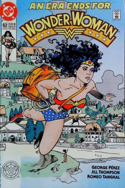 Couverture de WONDER WOMAN (1987) #62 - par Jill Thompson - lecubeacomics.com