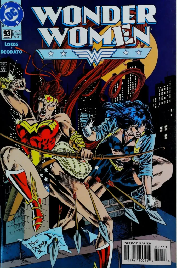 Wonder Woman #93, vue de l'exemplaire