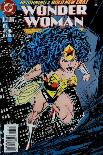 WONDER WOMAN (1987) #101 - DC Comics - lecubeacomics.com Couverture de WONDER WOMAN (1987) #101 - par John Byrne - lecubeacomics.com