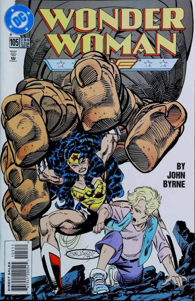 Wonder Woman #105, vue de l'exemplaire