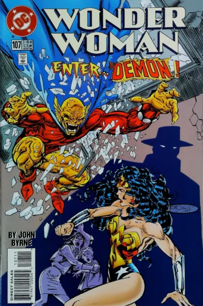 WONDER WOMAN (1987) #107 - DC Comics - lecubeacomics.com Couverture de WONDER WOMAN (1987) #107 - par John Byrne - lecubeacomics.com