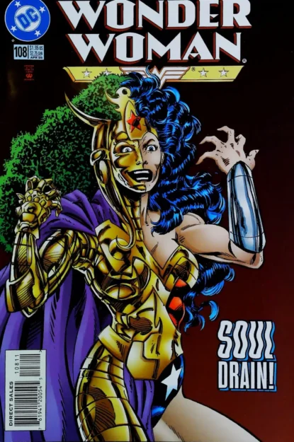 WONDER WOMAN (1987) #108 - DC Comics - lecubeacomics.com Couverture de WONDER WOMAN (1987) #108 - par John Byrne - lecubeacomics.com
