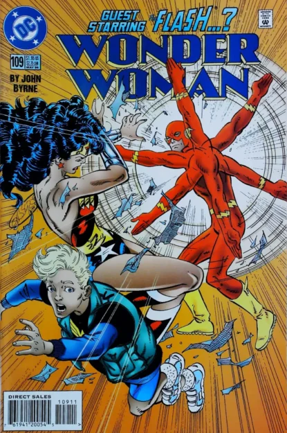 WONDER WOMAN (1987) #109 - DC Comics - lecubeacomics.com Couverture de WONDER WOMAN (1987) #109 - par John Byrne - lecubeacomics.com