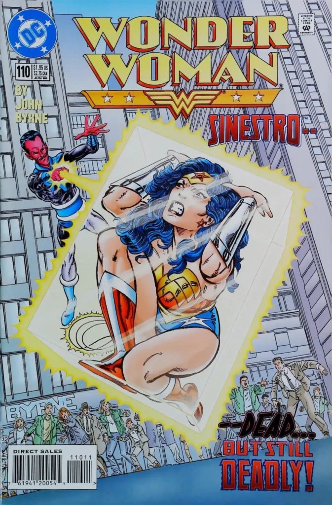Wonder Woman #110, vue de l'exemplaire