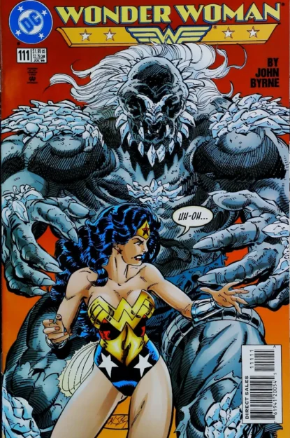 WONDER WOMAN (1987) #111 - DC Comics - lecubeacomics.com Couverture de WONDER WOMAN (1987) #111 - par John Byrne - lecubeacomics.com