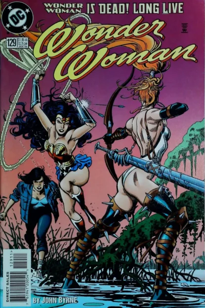 Couverture de WONDER WOMAN (1987) #129 - par John Byrne - lecubeacomics.com