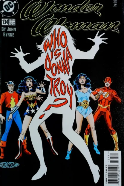 WONDER WOMAN (1987) #134 - DC Comics - lecubeacomics.com Couverture de WONDER WOMAN (1987) #134 - par John Byrne - lecubeacomics.com