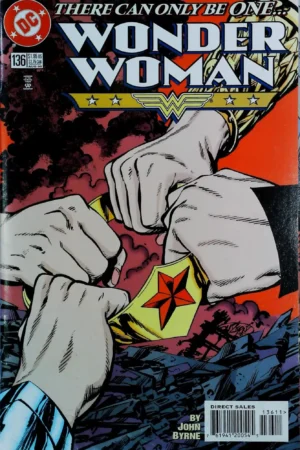 Couverture de WONDER WOMAN (1987) #136 - par John Byrne - lecubeacomics.com