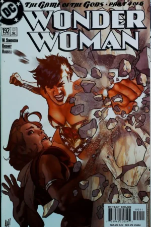 Couverture de WONDER WOMAN (1987) #192 - par Adam Hughes - lecubeacomics.com
