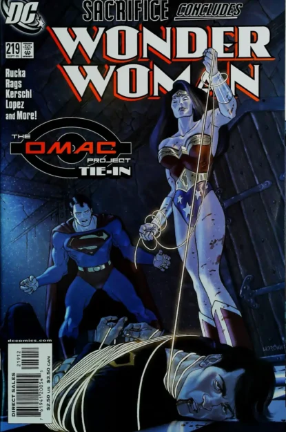 Couverture de WONDER WOMAN (1987) #219 - par J.G. Jones - lecubeacomics.com