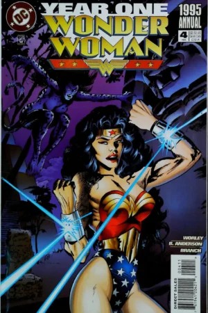 Couverture de WONDER WOMAN ANNUAL (1989) #4 - par Brent Anderson - lecubeacomics.com