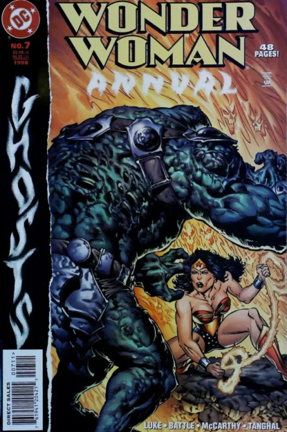 WONDER WOMAN ANNUAL (1989) #7 - DC Comics - lecubeacomics.com Couverture de WONDER WOMAN ANNUAL (1989) #7 - par Bernie Wrightson - lecubeacomics.com