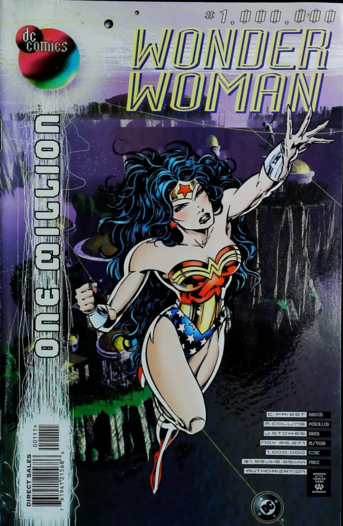 Wonder Woman #1000000, vue de l'exemplaire