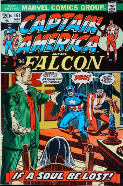 CAPTAIN AMERICA (1968) #159 - Marvel - lecubeacomics.com Couverture de CAPTAIN AMERICA (1968) #159 - par George Roussos - lecubeacomics.com