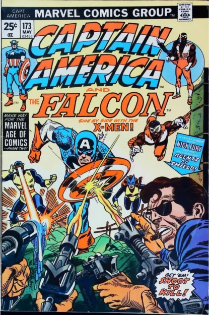 CAPTAIN AMERICA (1968) #173 - Marvel - lecubeacomics.com Couverture de CAPTAIN AMERICA (1968) #173 - par Frank Giacoia - lecubeacomics.com