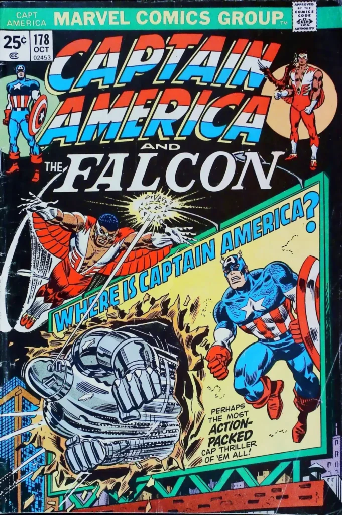 Captain America #178, exemplaire VG/FN 5.0, recto