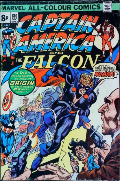 CAPTAIN AMERICA (1968) #180 - Marvel - lecubeacomics.com Couverture de CAPTAIN AMERICA (1968) #180 - par Frank Giacoia - lecubeacomics.com