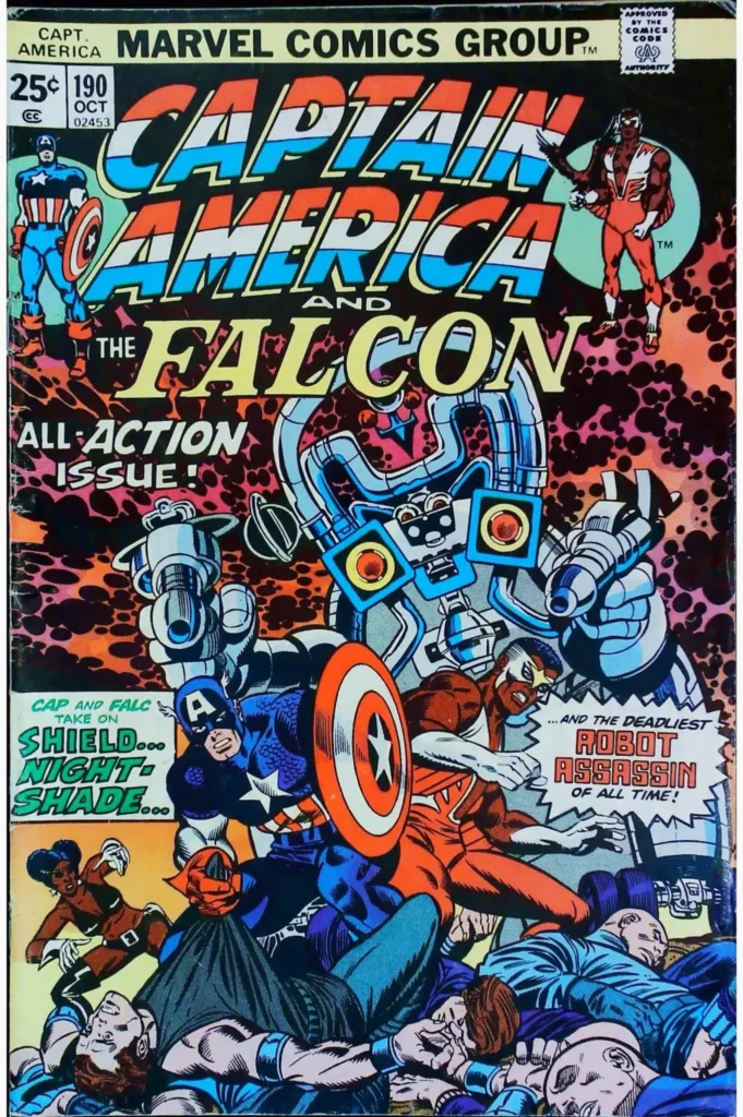 Captain America #190, exemplaire FN 6.0, recto