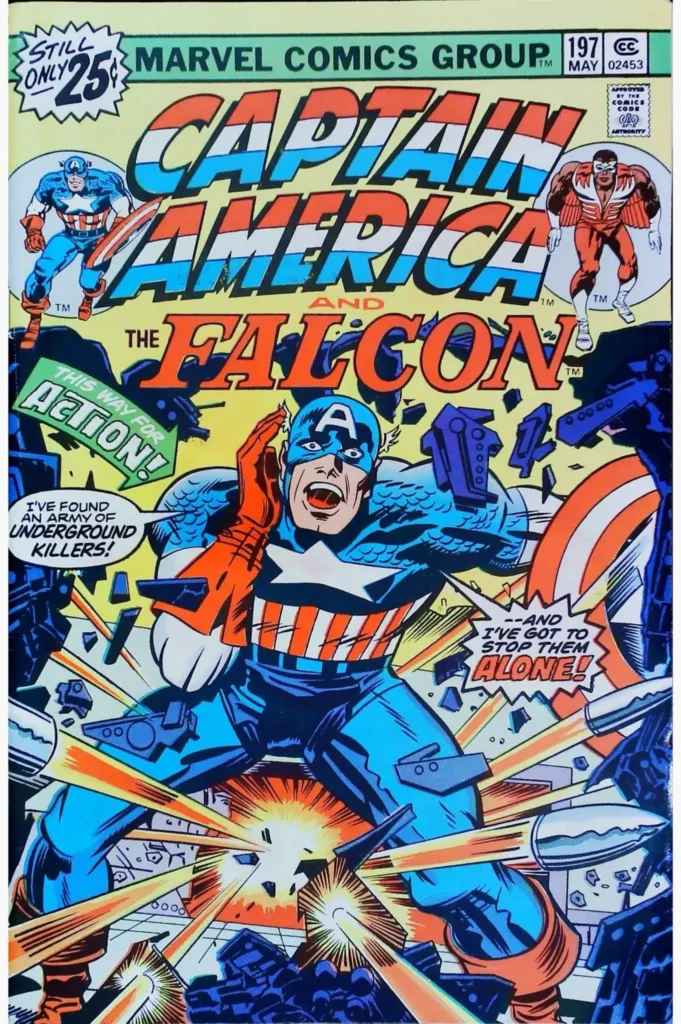 Captain America #197, exemplaire FN 6.0, recto