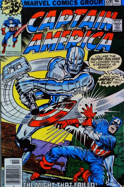 CAPTAIN AMERICA (1968) #226 - Marvel - lecubeacomics.com Couverture de CAPTAIN AMERICA (1968) #226 - par Dan Green - lecubeacomics.com