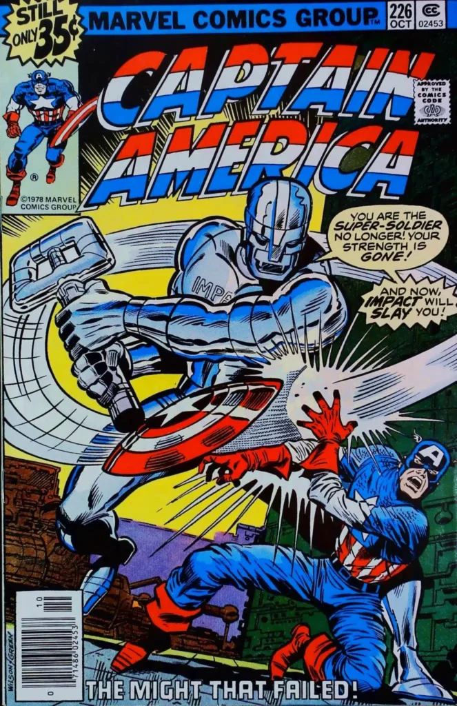 Captain America #226, vue de l'exemplaire