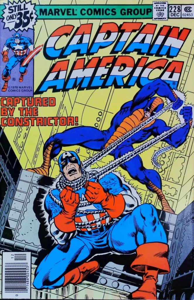 Captain America #228, vue de l'exemplaire