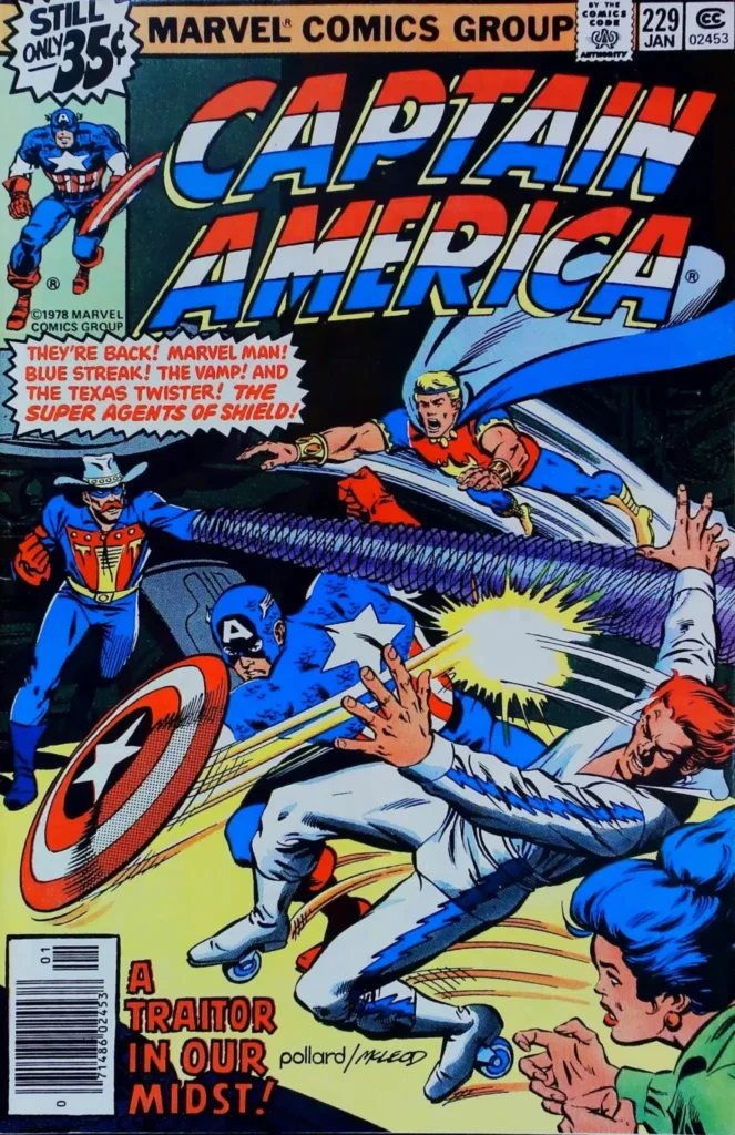 Captain America #229, vue de l'exemplaire