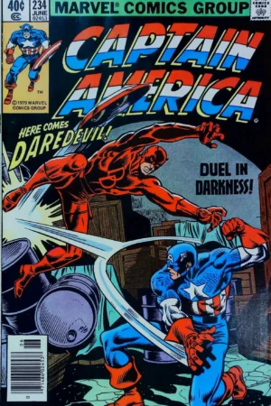 Couverture de CAPTAIN AMERICA (1968) #234 - par Joe Sinnott - lecubeacomics.com