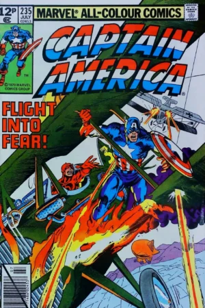 Couverture de CAPTAIN AMERICA (1968) #235 - par Ed Hannigan - lecubeacomics.com