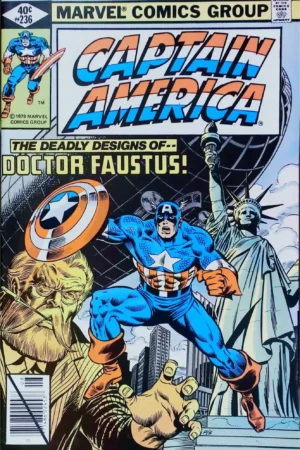 Couverture de CAPTAIN AMERICA (1968) #236 - par Joe Sinnott - lecubeacomics.com