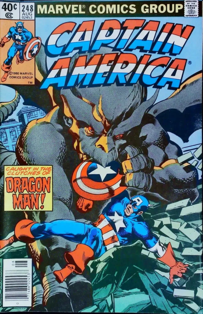 Captain America #248, exemplaire FN/VF 7.0, recto