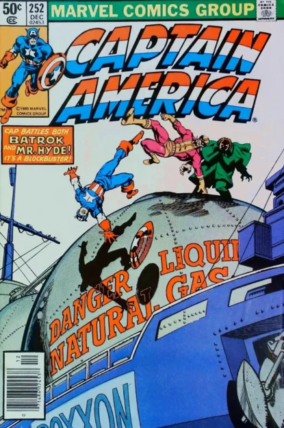 CAPTAIN AMERICA (1968) #252 - Marvel - lecubeacomics.com Couverture de CAPTAIN AMERICA (1968) #252 - par Al Milgrom - lecubeacomics.com