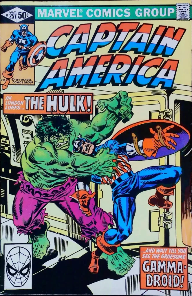 Captain America #257, vue de l'exemplaire