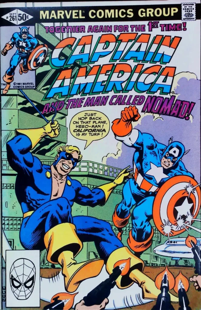 Captain America #261, vue de l'exemplaire