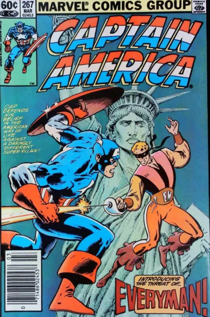 CAPTAIN AMERICA (1968) #267 - Marvel - lecubeacomics.com Couverture de CAPTAIN AMERICA (1968) #267 - par Mike Zeck - lecubeacomics.com