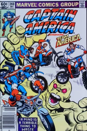Couverture de CAPTAIN AMERICA (1968) #269 - par John Beatty - lecubeacomics.com