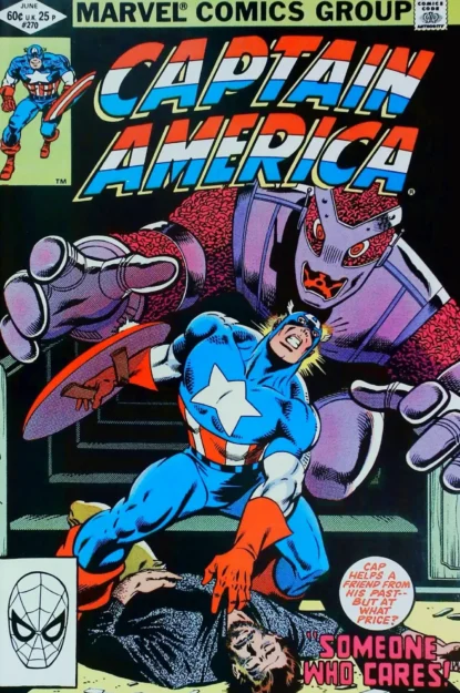 CAPTAIN AMERICA (1968) #270 - Marvel - lecubeacomics.com Couverture de CAPTAIN AMERICA (1968) #270 - par John Beatty - lecubeacomics.com