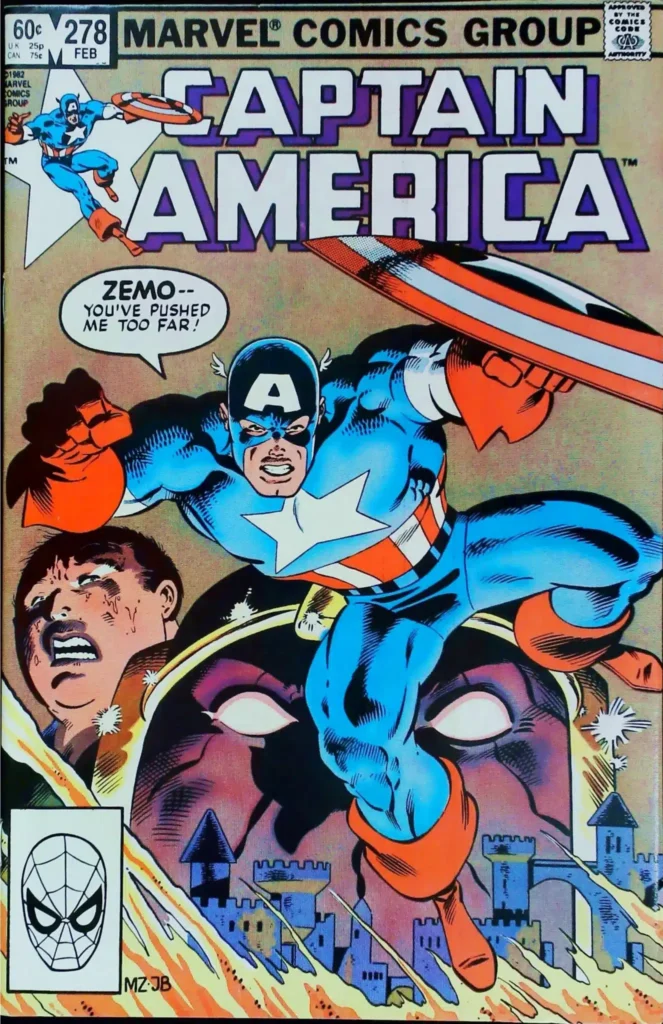 Captain America #278, vue de l'exemplaire