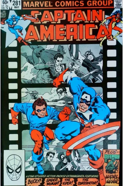 CAPTAIN AMERICA (1968) #281 - Marvel - lecubeacomics.com Couverture de CAPTAIN AMERICA (1968) #281 - par John Beatty - lecubeacomics.com
