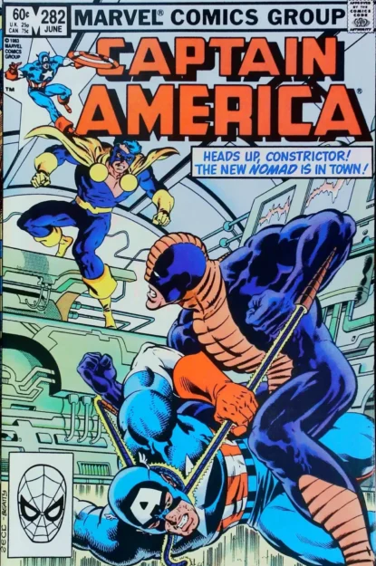 CAPTAIN AMERICA (1968) #282 - Marvel - lecubeacomics.com Couverture de CAPTAIN AMERICA (1968) #282 - par Mike Zeck - lecubeacomics.com